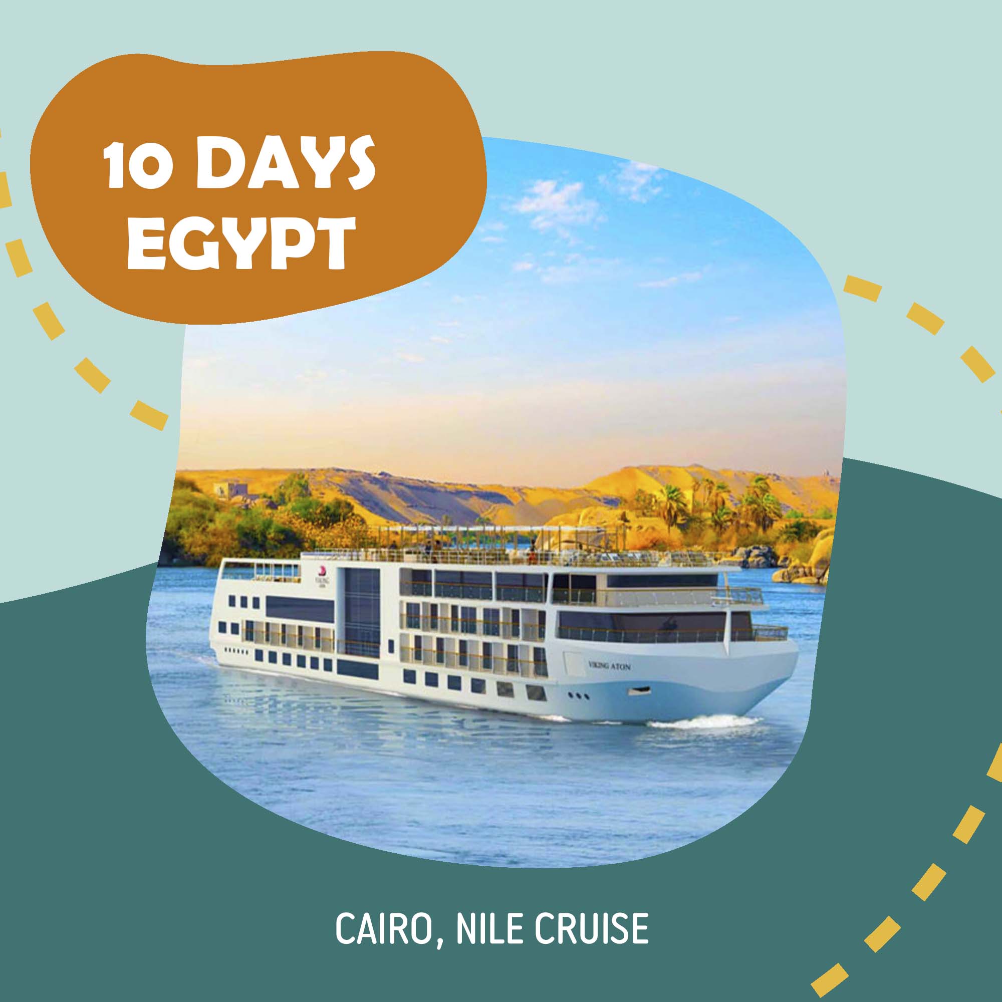 10 DAYS EGYPT CAIRO, NILE CRUISE