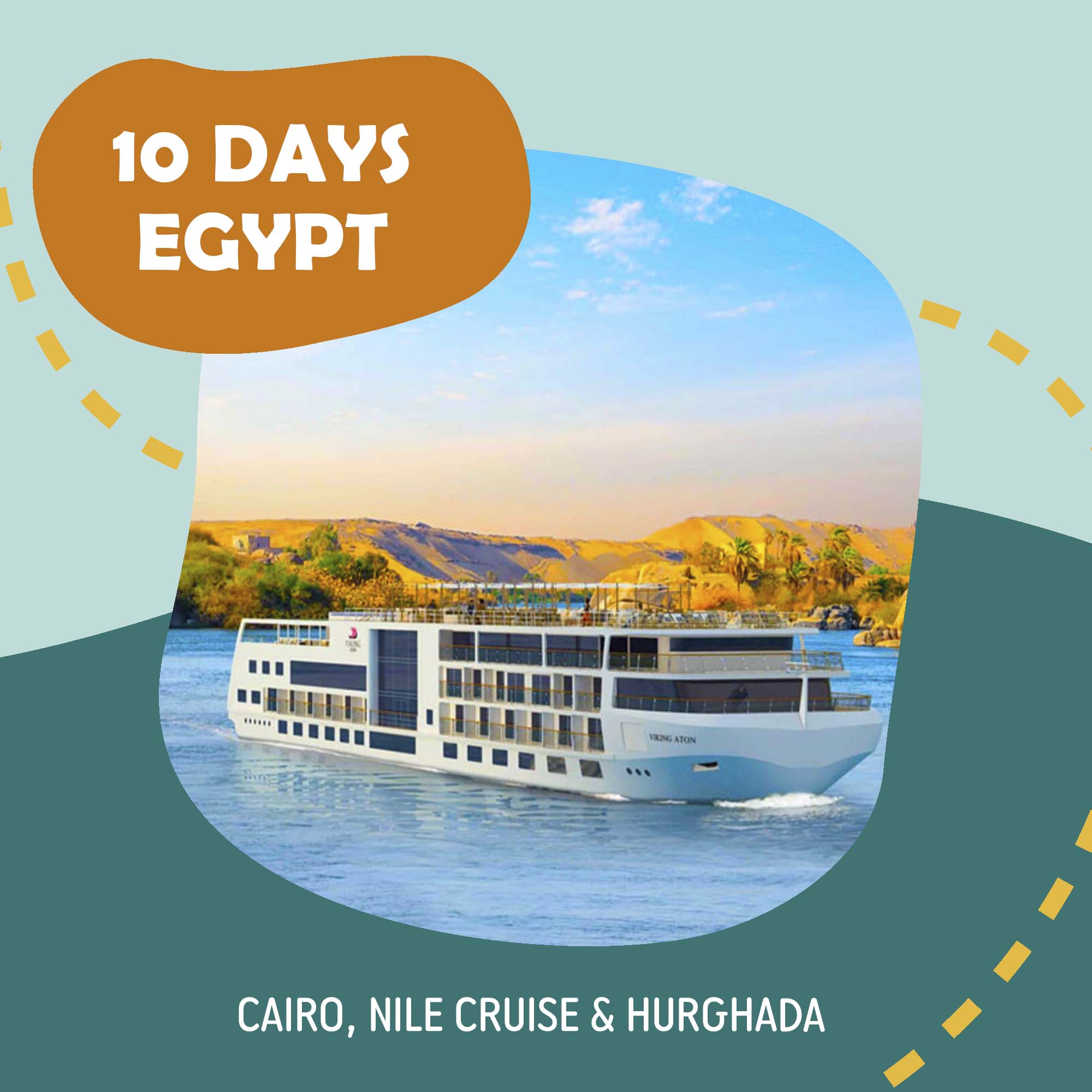 10 DAYS EGYPT CAIRO, NILE CRUISE & HURGHADA