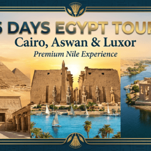 6 days pyramids and Nile cruise package Cairo Giza Luxor Aswan itinerary